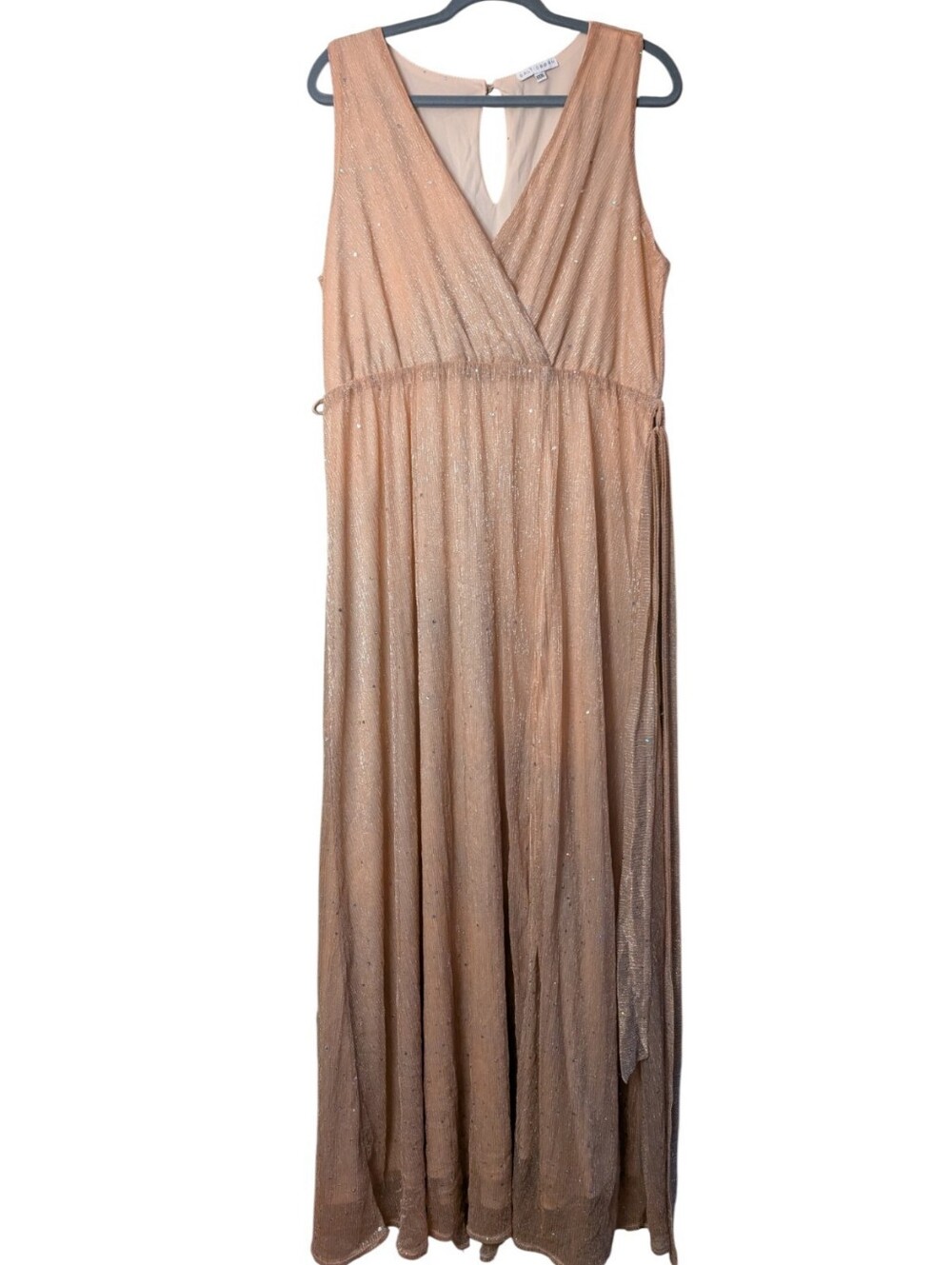 Baltic Born Grace Sparkle Gown Champagne Maxi Dress Maternity Bridesmaid XXXL